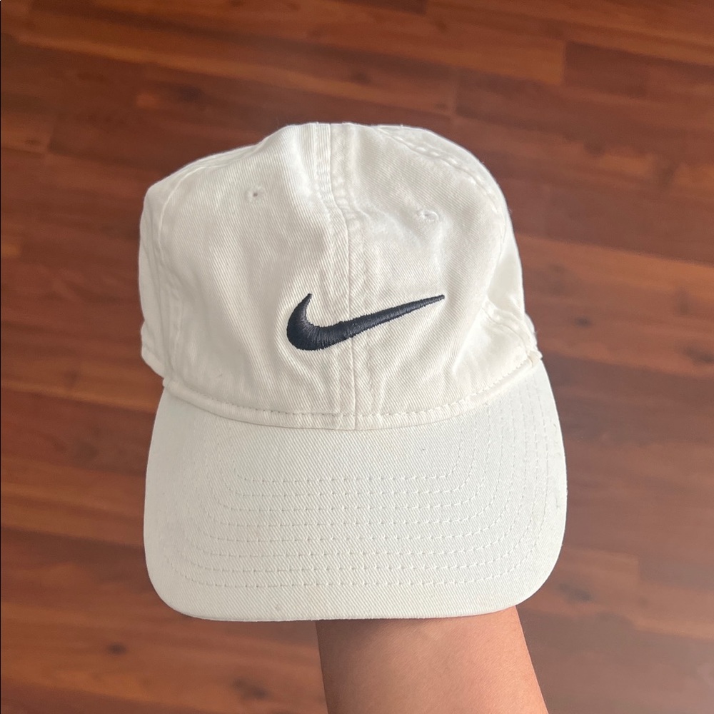 Nike White Adjustable Cap